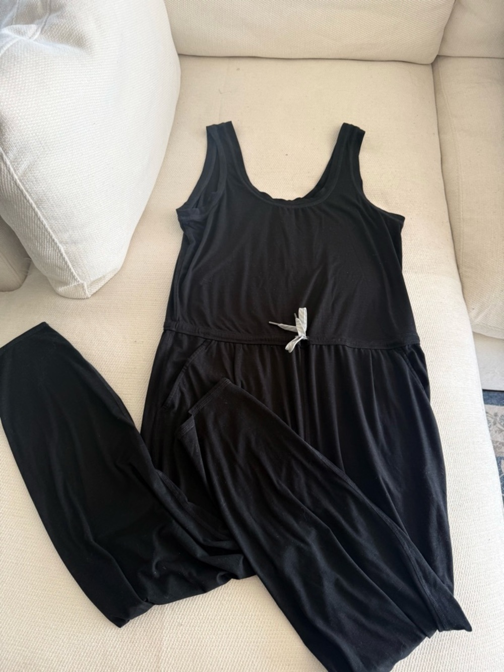 Vuori Lux Harem Black Jumpsuit - Picture 3 of 5